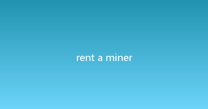 rent a miner 